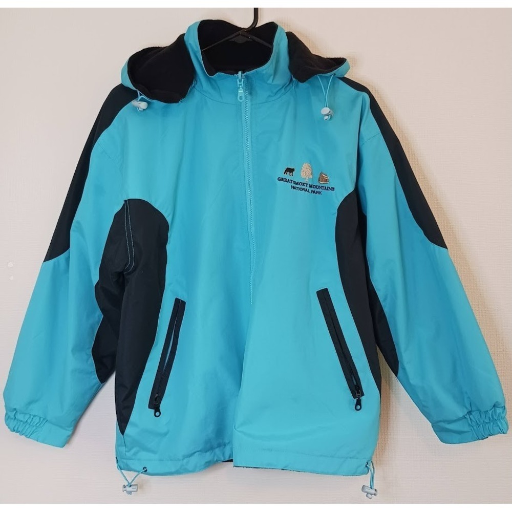 Weatherproof Reversable Jacket Teal Long Sleeve Size Large
